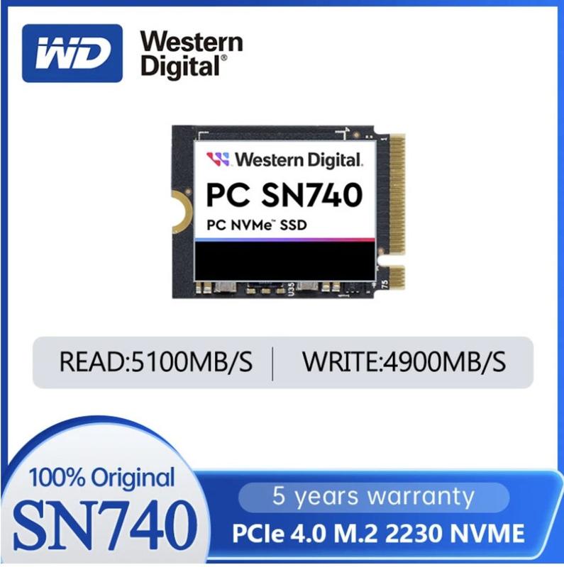 Ssd Western Digital Wd Sn740 1tb M.2 2230 Pci-e 4.0 X4 Nvme